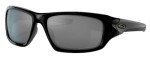 Oakley Men's Rectangular Black Iridium Polarized Sunglasses