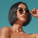 Stylish Polarized Metal-Frame Women's Sunglasses CA1951