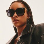 Quay Women's Polarized Round Sunglasses - Tortoise Gold