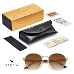 Stylish Polarized Metal-Frame Women's Sunglasses CA1951