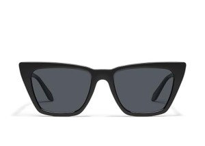 Quay Women's Polarized Cat Eye Sunglasses - Black