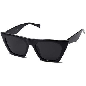 SOJOS Women's Retro Cat Eye Polarized Sunglasses