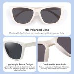 Dollger Retro Polarized Sunglasses with Gradient Lenses