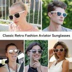 Dollger Retro Polarized Sunglasses with Gradient Lenses