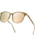 Trendy Myiaur Women's Polarized Mirrored Sunglasses