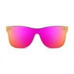 FEISEDY Stylish Rimless Purple Mirror Sunglasses