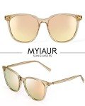 Trendy Myiaur Women's Polarized Mirrored Sunglasses