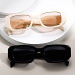 Trendy Retro Rectangle Sunglasses for Everyone