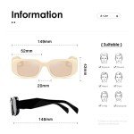 Trendy Retro Rectangle Sunglasses for Everyone