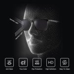 ZENOTTIC Men's Polarized Square Sunglasses - UV400 Protection