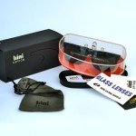 Fashionable Polarized Sunglasses with Corning Glass Lens