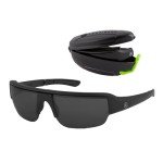Trendy Polarized Folding Sunglasses - Matte Black