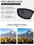 Kimorn Y2K Polarized Wrap Around Sunglasses