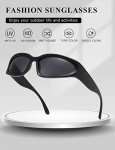 Kimorn Y2K Polarized Wrap Around Sunglasses