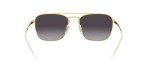 Ray-Ban RB3588 Black Gold Square Sunglasses