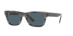 Ray-Ban Mr. Burbank Rectangular Sunglasses - Grey/Blue