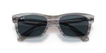 Ray-Ban Mr. Burbank Rectangular Sunglasses - Grey/Blue