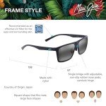 Maui Jim Honokalani Polarized Rectangular Sunglasses
