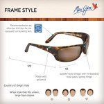 Maui Jim Peahi Polarized Wrap Sunglasses - Tortoise