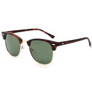 KALIYADI Polarized Semi-Rimless Sunglasses for All