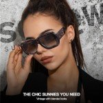 Trendy Retro Square Designer Sunglasses for All