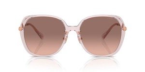 COACH Women's Square Sunglasses in Transparent Rose