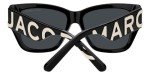 Marc Jacobs 695/S Black White/Grey Women's Sunglasses