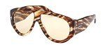 Tom Ford Bronson Striped Brown Men's Sunglasses