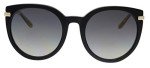Jimmy Choo Dena Sunglasses - Black/Silver Lens