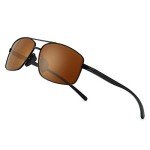 SUNGait Lightweight Polarized Rectangular Sunglasses - UV400