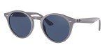 Ray-Ban RB2180 Round Sunglasses - Grey/Dark Blue