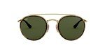 Ray-Ban Double Bridge Round Sunglasses - Gold/G-15