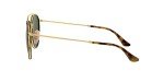 Ray-Ban Double Bridge Round Sunglasses - Gold/G-15