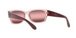 Ray-Ban RB4388 Polarized Square Sunglasses in Pink/Wine