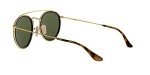 Ray-Ban Double Bridge Round Sunglasses - Gold/G-15