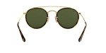 Ray-Ban Double Bridge Round Sunglasses - Gold/G-15