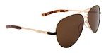Tifosi Shwae Aviator Sunglasses - Midnight Gold
