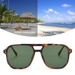 Retro Square Aviator Sunglasses - 70s Vintage Style