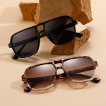 Retro Oversized Square Frame Sunglasses K1650