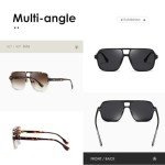 Retro Oversized Square Frame Sunglasses K1650