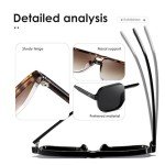 Retro Oversized Square Frame Sunglasses K1650