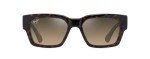 Maui Jim Kenui Rectangle Polarized Sunglasses - Dark Havana