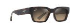 Maui Jim Kenui Rectangle Polarized Sunglasses - Dark Havana