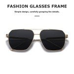 Retro Oversized Polarized Square Sunglasses for All