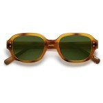 SOJOS Women's Vintage Rectangle Sunglasses - Yellow Tortoise