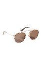Krewe Women's Chartres Brown Sunglasses, Cafe Dolce