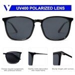 VANLINKER Retro Square Polarized Sunglasses for All