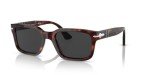 Persol PO3272S Polarized Rectangular Sunglasses with Eyewear Kit