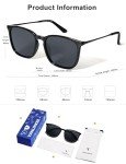 VANLINKER Retro Square Polarized Sunglasses for All