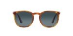 Persol PO3316S Rectangular Polarized Sunglasses, Blue Gradient